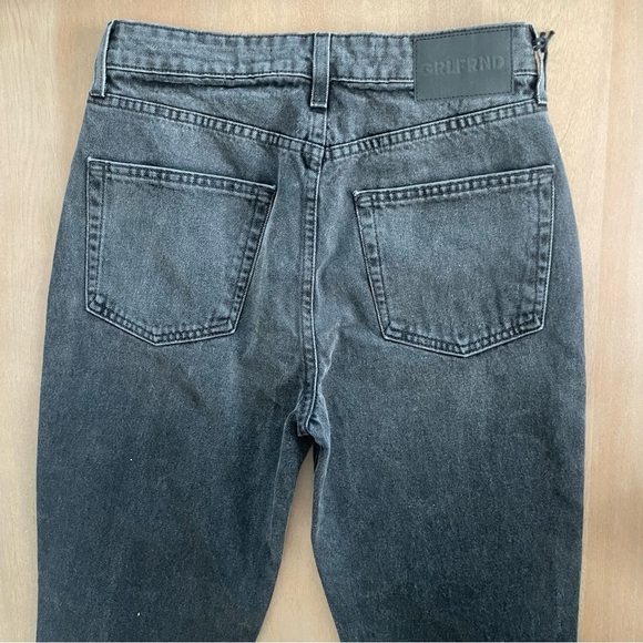 GRLFRND Karolina High Rise Straight Crop Black Jeans - Picture 9 of 12